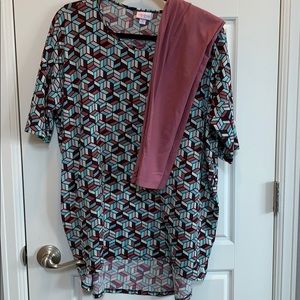 Tunic top with matching leggings